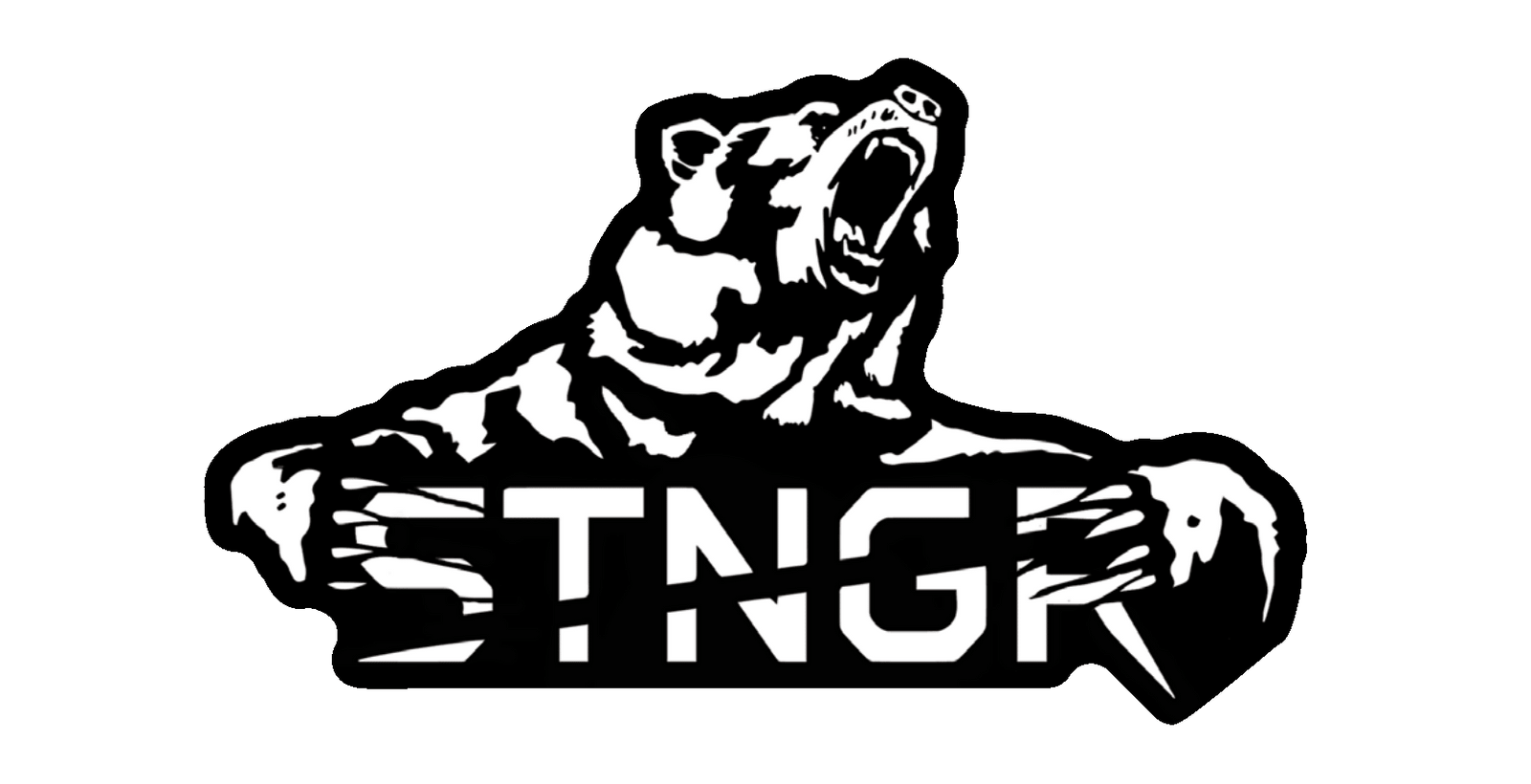 Grizzly Window Decal